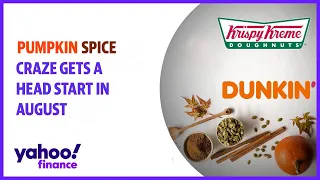 Krispy Kreme, Dunkin' offer pumpkin spice products in August