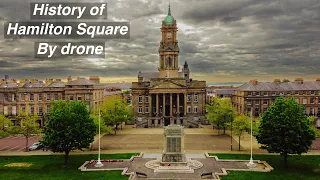 Hamilton Square, Wirral, by drone