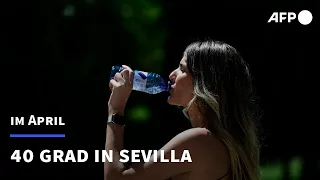 40 Grad in Sevilla: Ungewöhnlich frühe Hitzewelle in Spanien | AFP