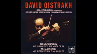 MENDELSSOHN: Violin Concerto in E minor op. 64 / Oistrakh·Kondrashin·USSR State Symphony Orchestra