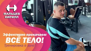 Тренировка на ВСЁ ТЕЛО! Эффективный комплекс для зала.