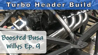 Hand made turbo manifold build for the Hayabusa Willy’s! (Turbo Hayabusa Willys Jeep Build Ep. 09)