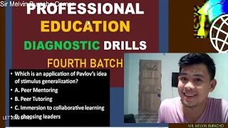 PROFESSIONAL EDUCATION LET REVIEWER 2022 FOURTH BATCH| DIAGNOSTIC DRILLS UPDATED