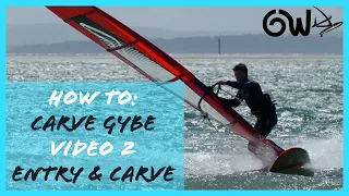 How to Carve Gybe video 2:  Entry & Carve