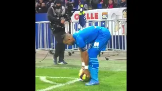 Lyon Marseille was suspended because some idiot threw a bottle at Dmitri Payet  Grow up