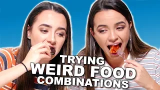 WEIRD Food Combinations People LOVE!!! - Merrell Twins