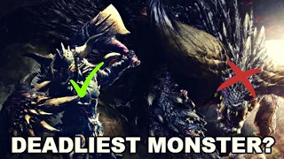Monster Hunter World Lore: Who is the DEADLIEST Monster? (MHW Lore/Theory)