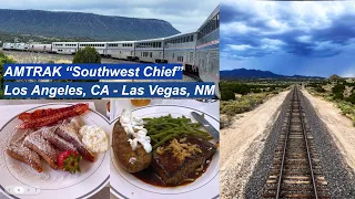 Los Angeles - Las Vegas, New Mexico Amtrak Train "Southwest Chief" in Superliner Sleeping Car