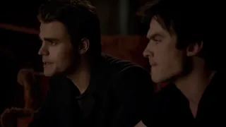 Damon Drinks And Tells Stefan About Enzo (Ending Scene) - The Vampire Diaries 5x19 Scene