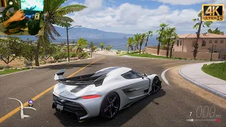 1600HP Koenigsegg Jesko - Forza Horizon 5 | Thrustmaster T300RS gameplay Fastest car in the world