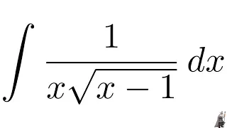 Integral 1/(xsqrt(x-1))