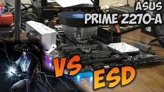 Ремонт Asus Prime Z270-A. Не инициализируется. Постоянно горит светодиод CPU LED.