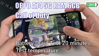 OPPO A74 5G Test Game Call of Duty | Snapdragon 480 5G