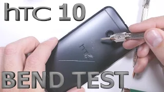 HTC 10 Bend Test - Scratch Test - Burn Test - Durability video