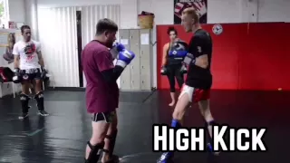 Dutch Kickboxing Drill Sequence at Phuket Top Team