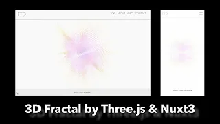 Display 3D fractal "Mandelbulb" in Three.js & Nuxt3