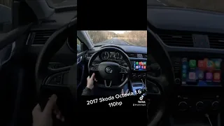 2017 Skoda Octavia 1.6 110HP ACCELERATION POV DRIVE