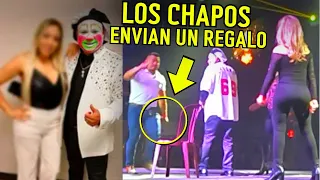 ¡En Medio de la Presentación! Chapos Envían Regalo a Payaso Brincos Dieras, en Culiacán...