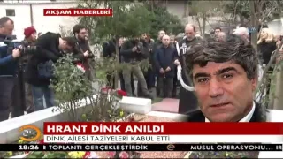 Hrant Dink ölümünün 10. yılında mezarı başında anıldı