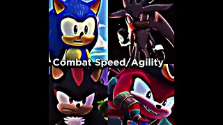 Sonic Vs Shadow Vs Silver Vs Knuckles | #shorts #sonic #shadow #silver #knuckles