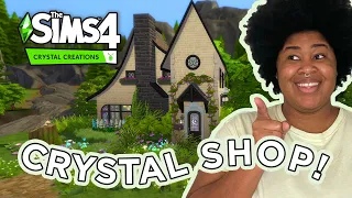 Sims 4 Magical Witch Cottage and Crystal Shop Build