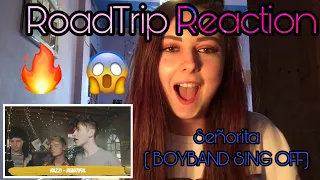 RoadTrip Reaction || Sing Off ( BOYBAND) Shawn Mendes, Camila Cabello - Señorita