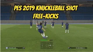 PES 2019 KnuckleBall Free-kick Tutorial
