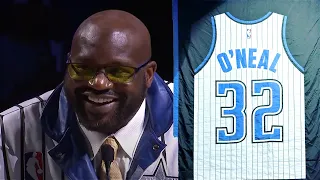 Shaquille O'Neals' FULL Orlando Magic Jersey Retirement Speech #32