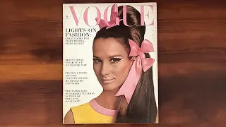 1965 November 1 ASMR Magazine Flip Through: Vogue w Michael Caine, Truman Capote, Anouck Aimmee