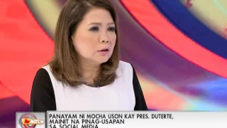 Panayam ni Mocha Uson kay Pres. Duterte, mainit na pinag-usapan sa social media | Reaksyon | 7/8/16