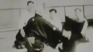 Rare footage of the founder of Aikido On 16mm Black And White Long Lost Reel   Morihei Ueshiba