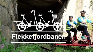 Rail biking at Flekkefjordbanen