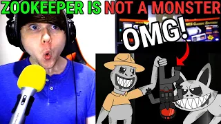 ZOOKEEPER is NOT a MONSTER... (Cartoon Animation) @GameToonsOfficial REACTION!