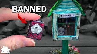 Making a VERY Little Free Library in Miniature