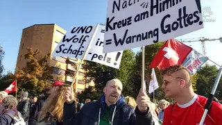 Demo Rapperswil 16 10 2021: JESUS imperat