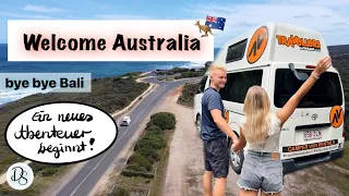 Travel Vlog - letzte Tage in Bali & Ankunft in Australien: from Backpacking to VANLIFE 🚙