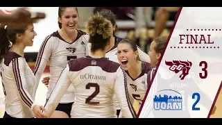 Highlights | Faits saillants : volleyball vs UQAM 4 fév