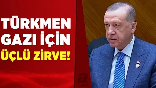 Başkan Erdoğan, Türkmenistan'daki zirvede konuştu: Hedefimiz yeni imkanları değerlendirmek | A Haber