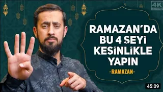 RAMAZAN'DA BU 4 ŞEYİ KESİNLİKLE ''YAPIN'' / Mehmet Yıldız / sohbet  bölüm - 1 @hayalhanem