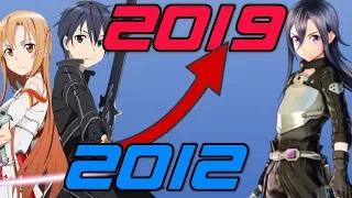 Evolution/History of Sword Art Online Games (2012-2019)