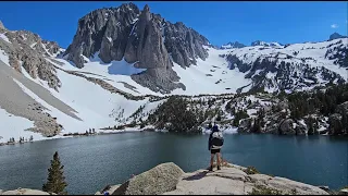 Hiking the Big Pine Lakes Trail after a Record Snow Year