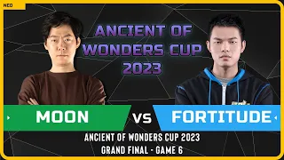 WC3 - [NE] Moon vs Fortitude [HU] - GRAND FINAL - Game 6 - Ancient of Wonders Cup 2023
