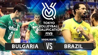 Bulgaria vs Brazil | Highlights Men's OQT 2019