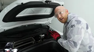 Tesla Model Y - 12V Battery Installation (Ohmmu)