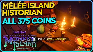 Melee Island Historian - ALL Coins (Pieces o’ Eight) - Sea of Thieves
