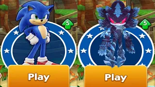 Sonic Dash vs Sonic Forces - All Characters Unlocked Android Gameplay Mephiles the Dark Coming Soon