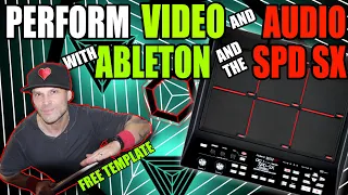 ABLETON VISUALS - Sync Video & Audio Using Ableton Live & Roland SPD SX | FREE ABLETON TEMPLATE