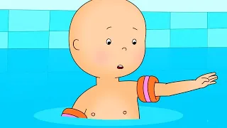 Caillou Aprende a Nadar | Caillou en Español Castellano