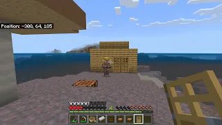 making a VILLAGE on my MUSHROOM ISLAND!