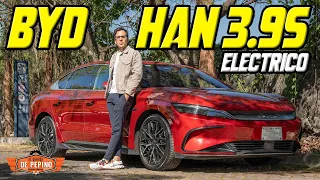 El peculiar y lujoso sedan chino - BYD Han